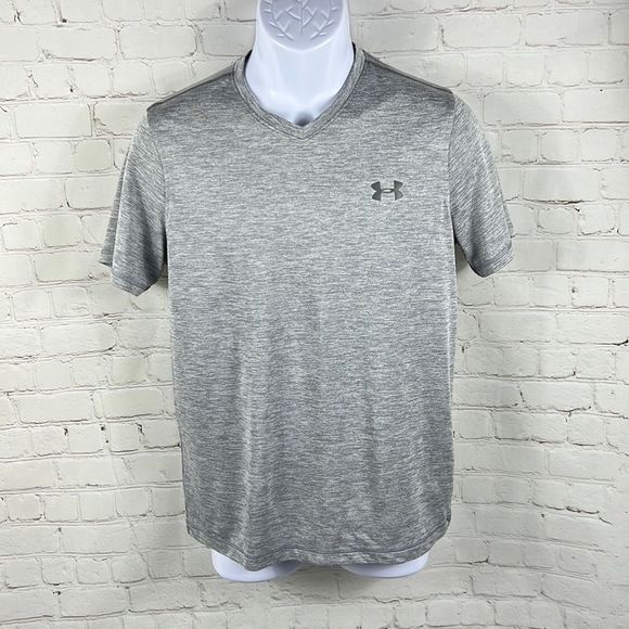 Under Armour Other - Under Armour Men's Tech V-Neck T-Shirt Steel Smalll gray
